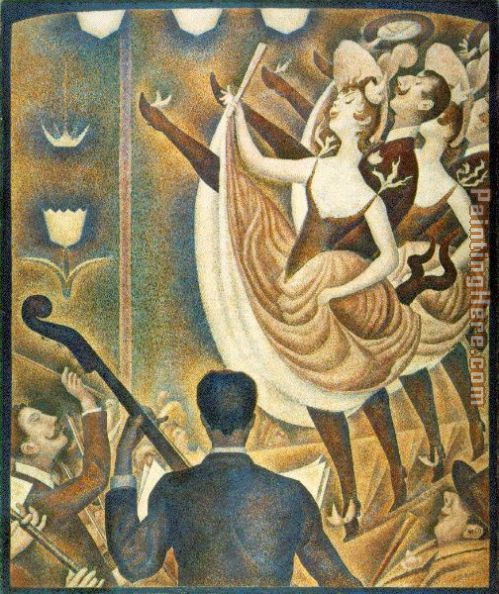 Le Chahut painting - Georges Seurat Le Chahut art painting